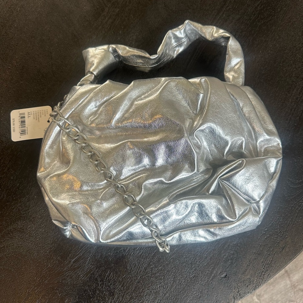Silver Women's Bag